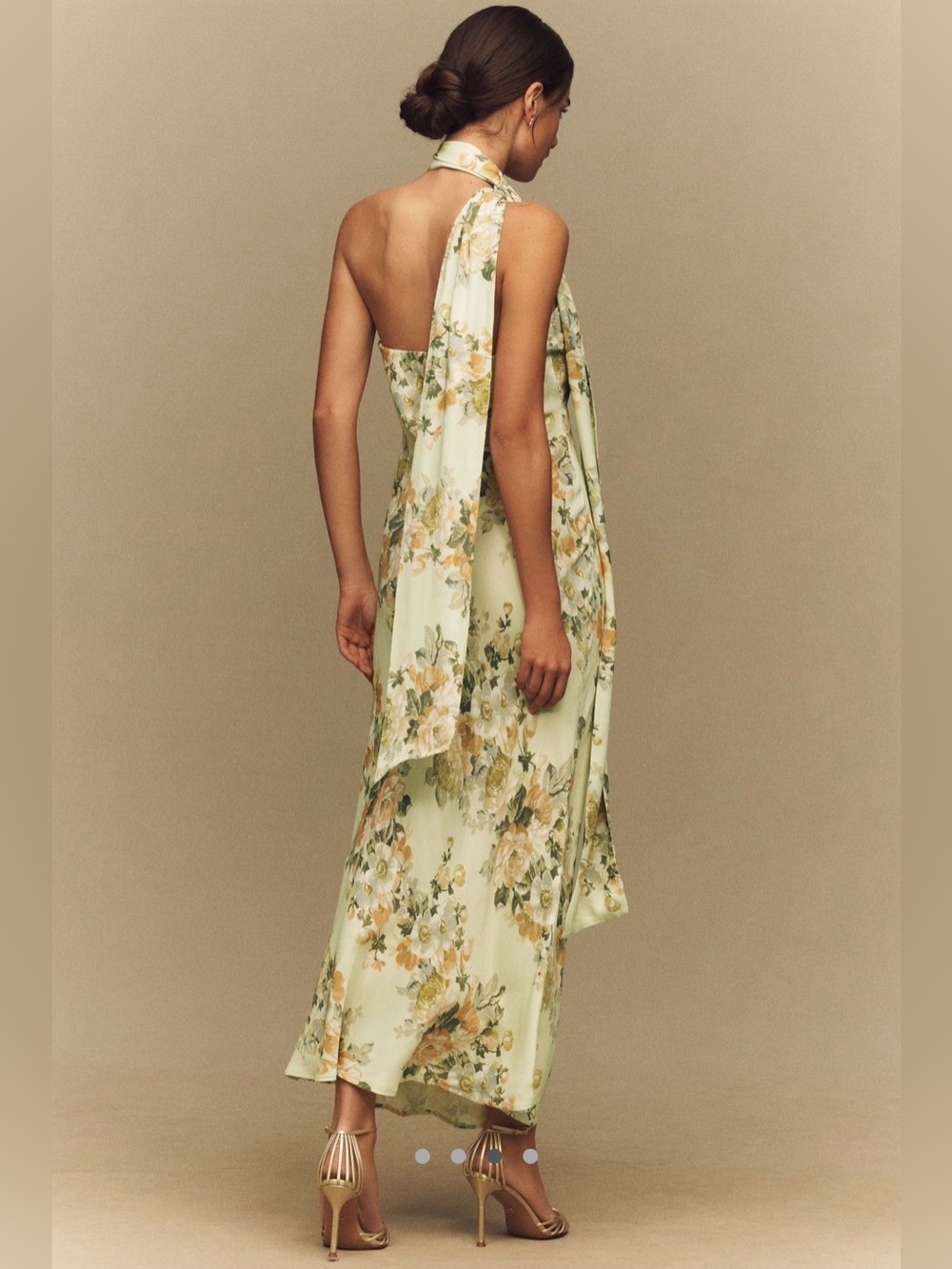 BHLDN Strapless Maxi Dress with Matching Scarf - Picture 2 of 9